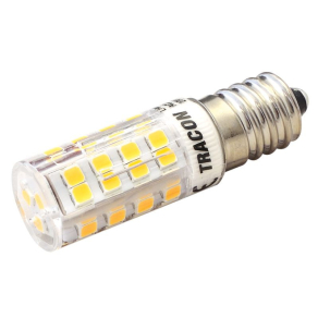   LED körte csőburás T20 4W E14 320lm 2700K meleg fehér fényforrás Ra80 230V dxh=16x50mm LH4W Tracon