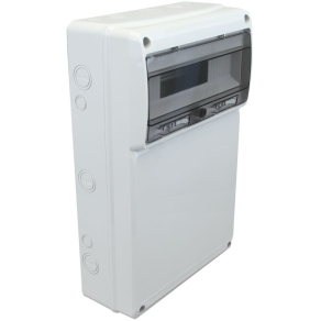   Üres ipari csatlakozódoboz szerelősínnel, ABS 16 mod IP65 TDB503315