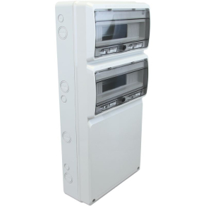   Üres ipari csatlakozódoboz szerelősínnel, ABS 32mod. 685x330x150mm TDB683315 Tracon