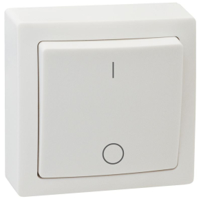   Tracon falon kívüli kétpólusú kapcsoló 10A IP 20 TFK102