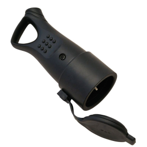   Tracon csatlakozó aljzat, védőérintkezővel, gumi, húzófüles 16A IP44 TICS-212GH