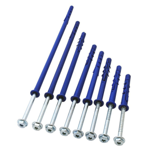   Peremes dübel, hatlapfejű peremes csavarral M10×80mm, PA6.6 T10080P Tracon