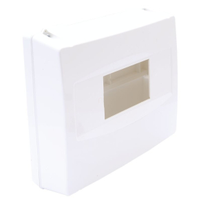   Kiselosztó falonkívüli 1soros, 8 modulos ajtó nélkül IP40 sín nélkül, zárópecsételhető EDFK-8/1ANP Tracon