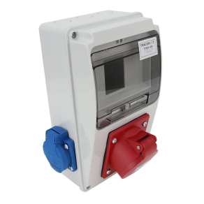   Csatlakozó doboz védelem nélkül Out: 2×SCHUKO+1×16A(3P+N+E) TDB01-6M