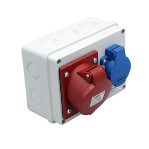   Csatlakozó doboz védelem nélkül Out: 1×SCHUKO+1×16A(3P+N+E) TDB06-0M