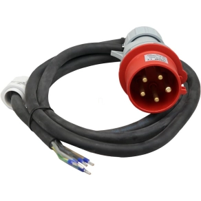   Tracon gumikábel ipari csatlakozó dobozhoz GT 5×6mm2, 32A, 5p, 5m - TDB-CABLE5P32