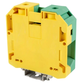   Sorkapocs védővezető, csavaros, sínre, zöld/sárga 25-95mm2 1000VAC, 230A, TSKA95JD Tracon