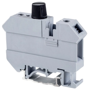   Fázisvezető ipari sorozatkapocs, csavaros, sínre, szürke 0.14-1.5 mm2 17,5A TSKA1,5 Tracon