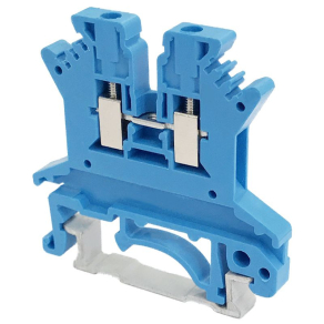   Nullavezető ipari sorozatkapocs, csavaros, sínre, kék 0.14-1.5 mm2 17,5A TSKA1,5-K Tracon