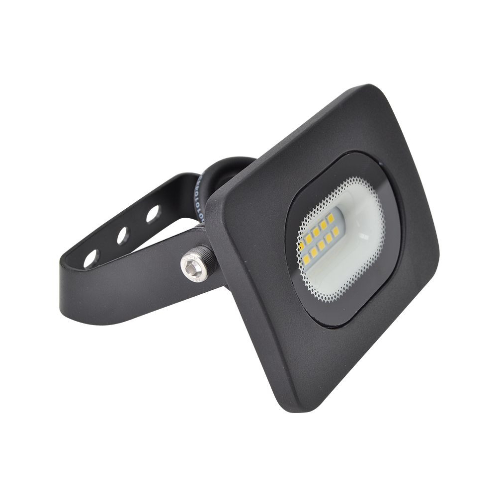 Tracon LED fényvető, fekete 10W, 4000K, IP65, 750lm RLEDL10