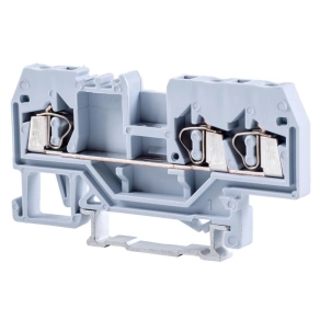   Fázisvezető ipari sorozatkapocs, rugós, sínre, szürke 800V 24A 0.08-2.5 mm2 3P TSKC2,5/3 Tracon