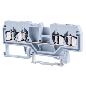   Fázisvezető ipari sorozatkapocs, rugós, sínre, szürke 0,08-2,5 mm2, 4P TSKC2,5/4 Tracon