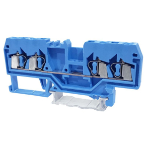   Nullavezető ipari sorozatkapocs, rugós, sínre, kék 800V 20A 0.08-2.5 mm2 4P TSKC2,5/4-K Tracon