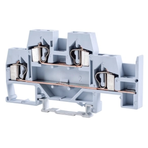   Emeletes sorozatkapocs, rugós, sínre, szürke 26A 0.08-4 mm2 4P TSKC4E Tracon