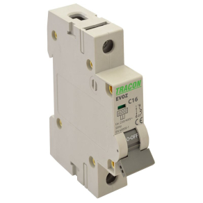 Tracon kismegszakító 1P B 10A 6kA (EVOZ1B10)