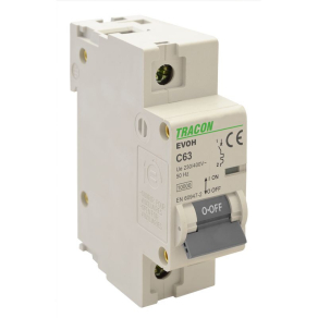 Nagyáramú kismegszakító 1C 100A 10kA EVOH180 Tracon