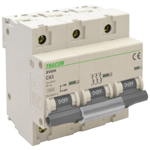 3C 100A 10kA Tracon EVOH3100 nagyáramú kismegszakító