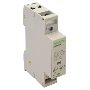   Tracon installációs kontaktor 1 Mod, 2XNO, 25 A 24 V 50 Hz - EVOHK2-25-24