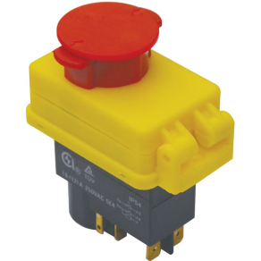   Relés biztonsági kapcsoló, gombafejű reteszeléssel 5PIN, 12A 6,3×0,8mm IP54 SSTM-015 Tracon