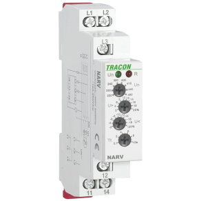   Védőrelé, feszültségfigyelő 3 fázisra, AC 220-460V, NARV Tracon