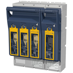   Szakaszolókapcsoló-biztosító, szerelőlapra, lapos csatlakozó 160A, 4P, NH00 KETO-00-4/F Tracon