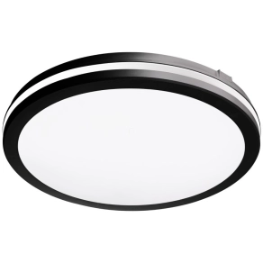   Tracon LED mennyezeti lámpa színhőállító kapcsolóval, fekete 40W 3000lm 3000-4000-6500K IP65 - MFKBL40CCT