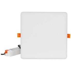   Tracon védett, beépíthető LED mélysugárzó, négyzetes 20W 4000K 1700 lm IP66 - LED-DLNIP-20NW