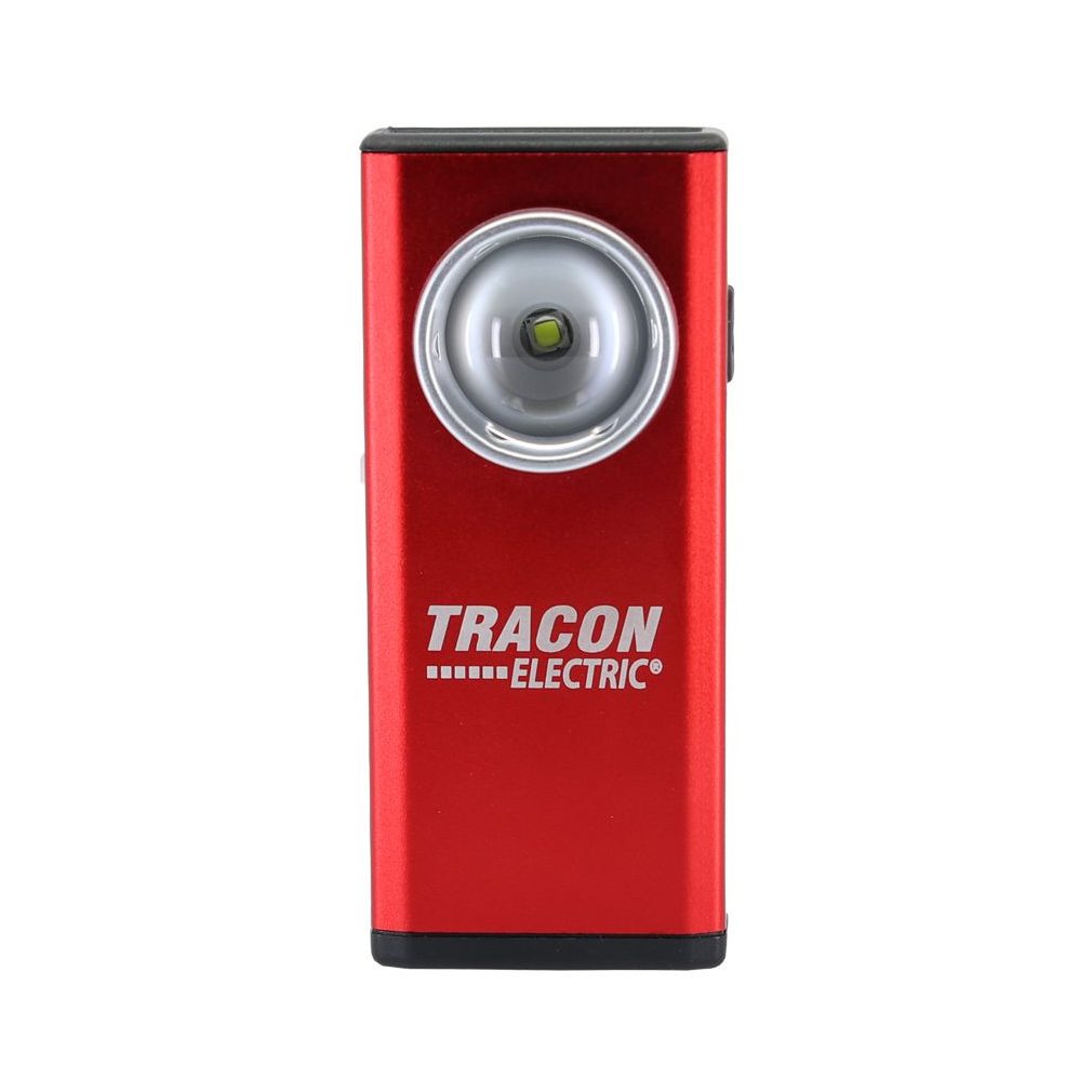 Tracon akkumulátoros LED kézi lámpa, fém 5W 6000K 3,7V 1800mAh 200lm STLAL5W
