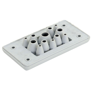   Elosztószekrény kábelbevezető, gumi, 12db kábelhez 107x56mm EKBV-10 Tracon