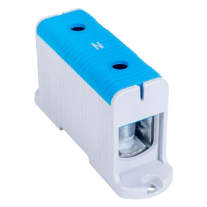   Tracon főáramköri leágazó kapocs, sínre szerelhető, kék 6-50mm2 160A FLEAL-50/1K