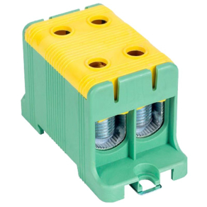   Tracon fővezeték sorkapocs sínre és felületre zöld/sá 16-95mm2, max. 800VAC max.245A FLEAL-95/2Z