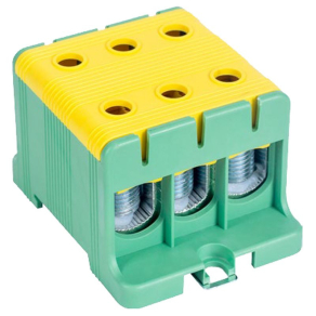   Tracon fővezeték sorkapocs sínre és felületre, z/s 16-95mm2 245A FLEAL-95/3ZS