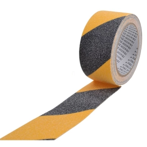   Csúszást csökkentő jelölőszalag, sárga-fekete 5mx50mm SRTYB50 Tracon