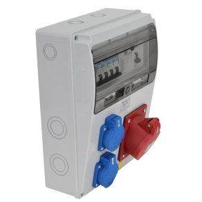   Csatlakozó doboz védelemmel Out: 2×SCHUKO+1×32A(3P+N+E) TDB10-11MV Tracon