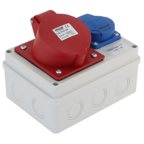   Csatlakozó doboz védelem nélkül Out:1×SCHUKO+1×32A(3P+N+E) TDB11-0M Tracon