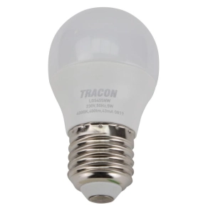 LED kisgömb E27 5W 430lm 3000K 230V Tracon LGS455W