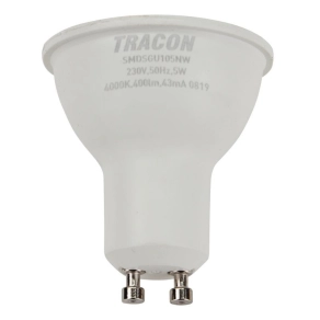 LED GU10 5W 450lm 4000K, 120° 230V SMDSGU105NW Tracon