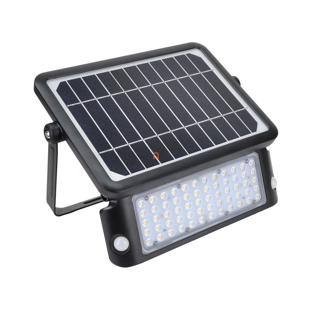 Napelemes LED fényvető mozgásérzékelővel 10W 4000K 1080lm IP65 3,7V 2×7200m - Tracon LSFL10W