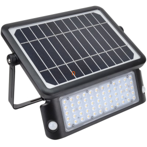   Napelemes LED fényvető mozgásérzékelővel 10W 4000K 1080lm IP65 3,7V 2×7200m - Tracon LSFL10W