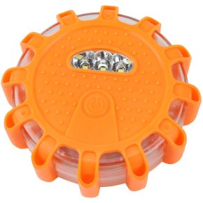   Tracon autós vészjelző lámpa, elemes 1,5 W, 6000K,3×AAA 100 lm STEM1,5W