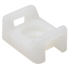   Kábelköt. talp 16x11 /5,1 fehér, csavarozható,2oldalt fűzhető, CSTALP-4 Tracon