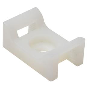   Kábelkötegelő talp 22x15 /4,4 fehér, csavarozható, 2 oldalt fűzhető, CSTALP-5 Tracon