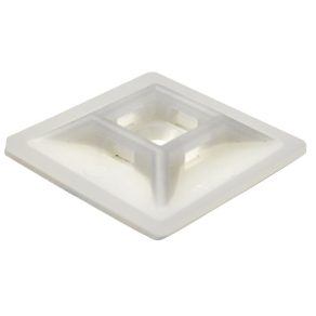   Kábelkötegelő talp 19x19 /5,0 natúr, csavarozható, öntapadós TALP200 Tracon