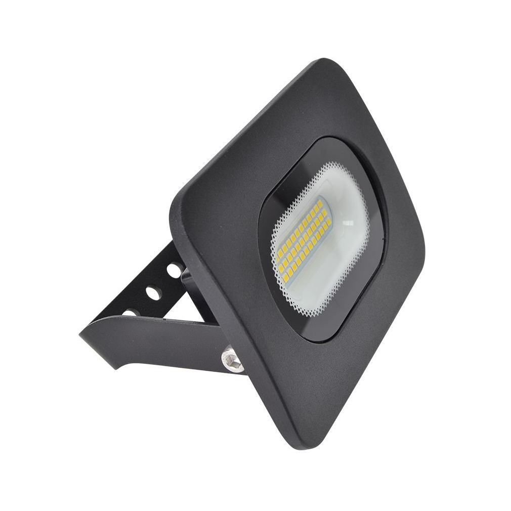 Tracon LED fényvető beépített bekötődobozzal fekete 20W, 4000K, IP65, 1500lm RSMDL20H