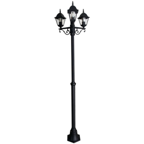   Kültéri állólámpa, 3 ágú E27, max.3×60W, IP54, 2,08m GARTRIE27 Tracon