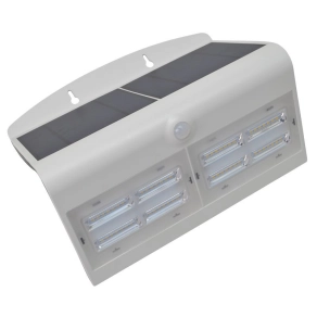   Napelemes LED fali világítótest mozgásérzékelővel 7W, 4000K, 800lm, IP65, 3,7V, 4Ah - Tracon LSLBW7W