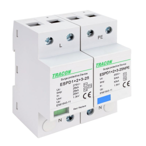   Túlfeszültség levezető T1+T2+T3 AC tipusú egybeépített ESPD1+2+3-25-1+1P Tracon