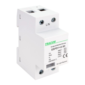   Túlfeszültség levezető T1+T2 AC tipusú egybeépített ESPD1+2-50-1P Tracon