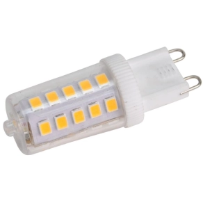  Műanyag házas LED fényforrás 230 VAC 3W 2700K G9 350lm LG9X3W Tracon