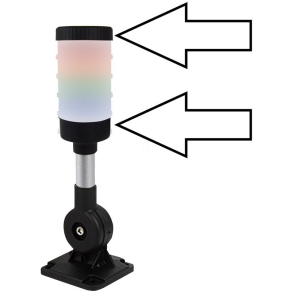   Fényjelző oszlop alapcsomag (talp, rúd, fedelek, duda, kábel IP65, 80dB NYG3-70KITAC230 Tracon